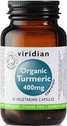 Viridian Turmeric 400mg Veg Caps 30 size #965
