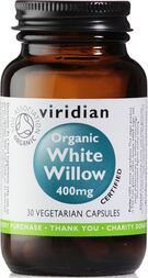 Viridian White Willow 400mg Veg Caps 30 size #975