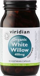 Viridian White Willow 400mg Veg Caps 90 size #977