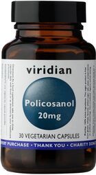 Viridian Policosanol 20mg Veg Caps 90 size #379