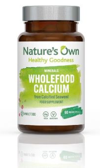 Nature's Own Wholefood Calcium | 200mg - 60 Capsules